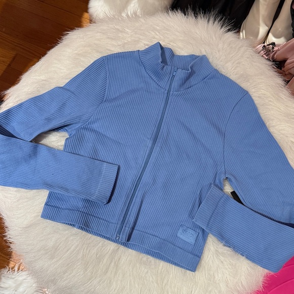 READ Sommer Ray Blue Ribbed Small 4 Piece Lounge Set New with tags - Picture 5 of 10